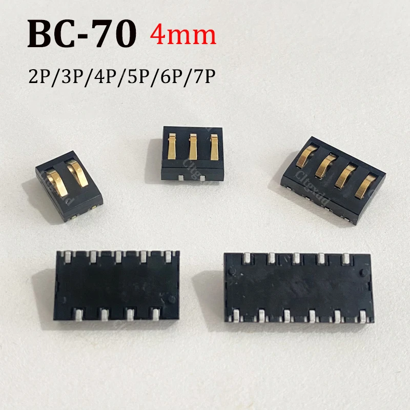 2 Stück Hochstrom-Schiebe-Batterieanschluss 2,5mm 4,0mm Abstand 2-7P Federkontakt-Buchse Stromladeanschluss für Batterien – Detail 6