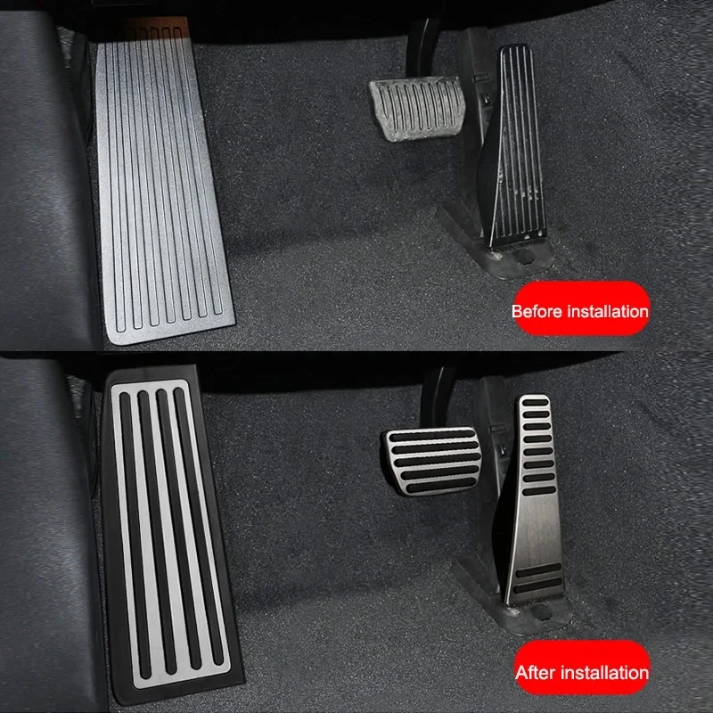 Pedals For Volvo XC90 XC60 V90 S90 V60 S60 2015- 2021 2022 2023 2024 2025 Car Accelerator Brake Pedal Footrest Pedal Plate Cover