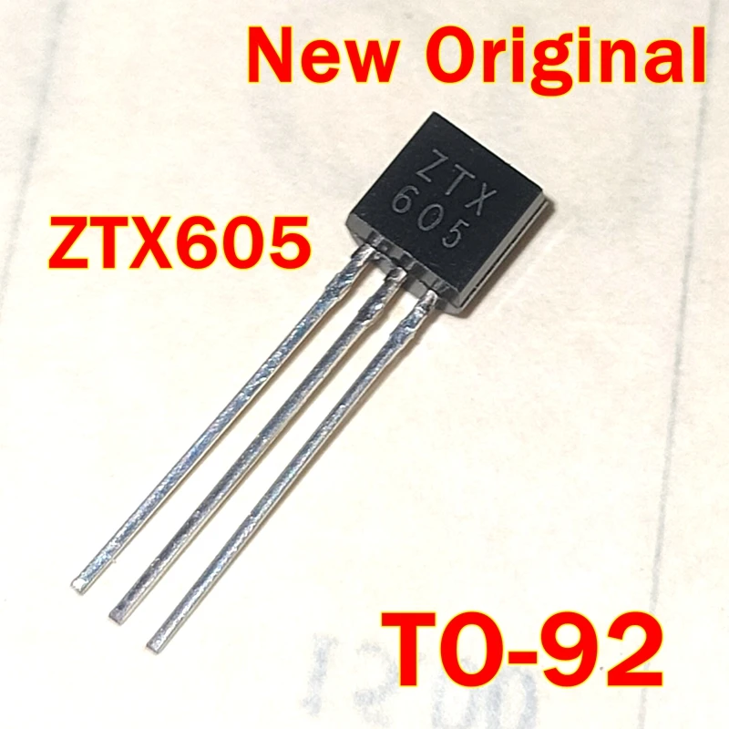 

1pcs to 100pcs ZTX605 TO-92 New Original NPN SILICON PLANAR MEDIUM POWER(DARLINGTON TRANSISTORS)