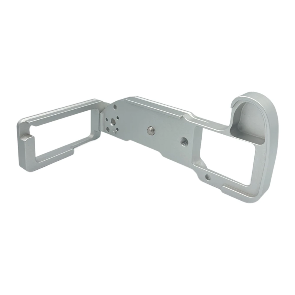 Quick Release Plate L Bracket para X-H1 Camera, Hand Grip Base Holder, Pull-Out Versão Prata