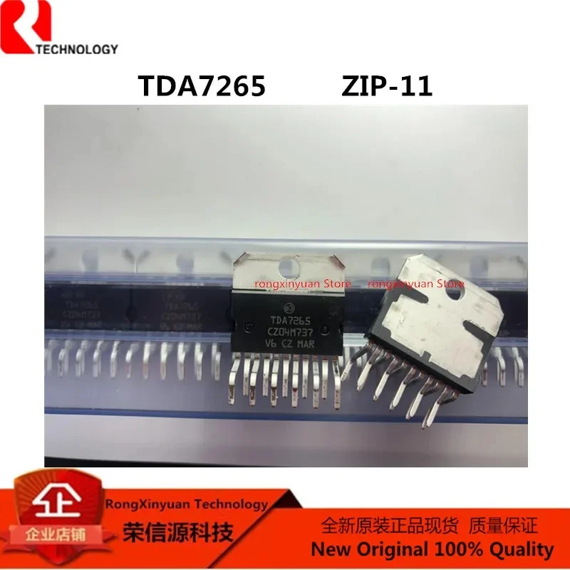 2-10 pieces/lot TDA7265 ZIP-11 25 +25W STEREO AMPLIFIER WITH MUTE & ST-BY  Original New 100% quality Import original