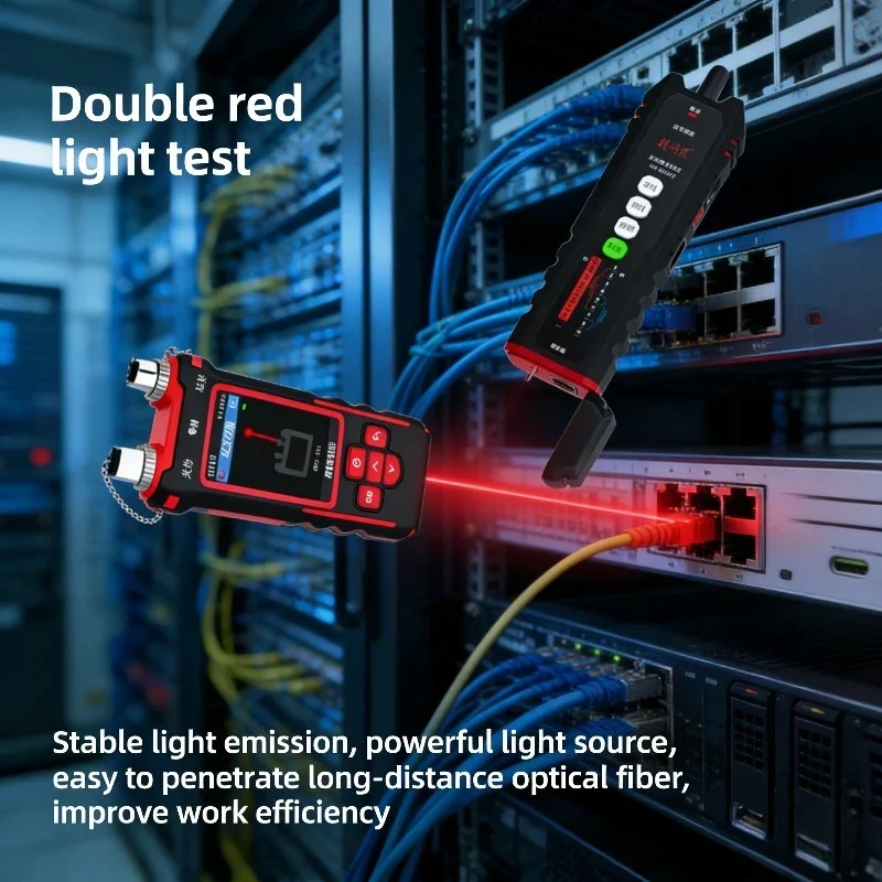 NOYAFA NF-859GT All-in-one Network Cable Tester Optical Power Meter Red Light VFL Cable Length Breakpoint Finder Wire Tracer