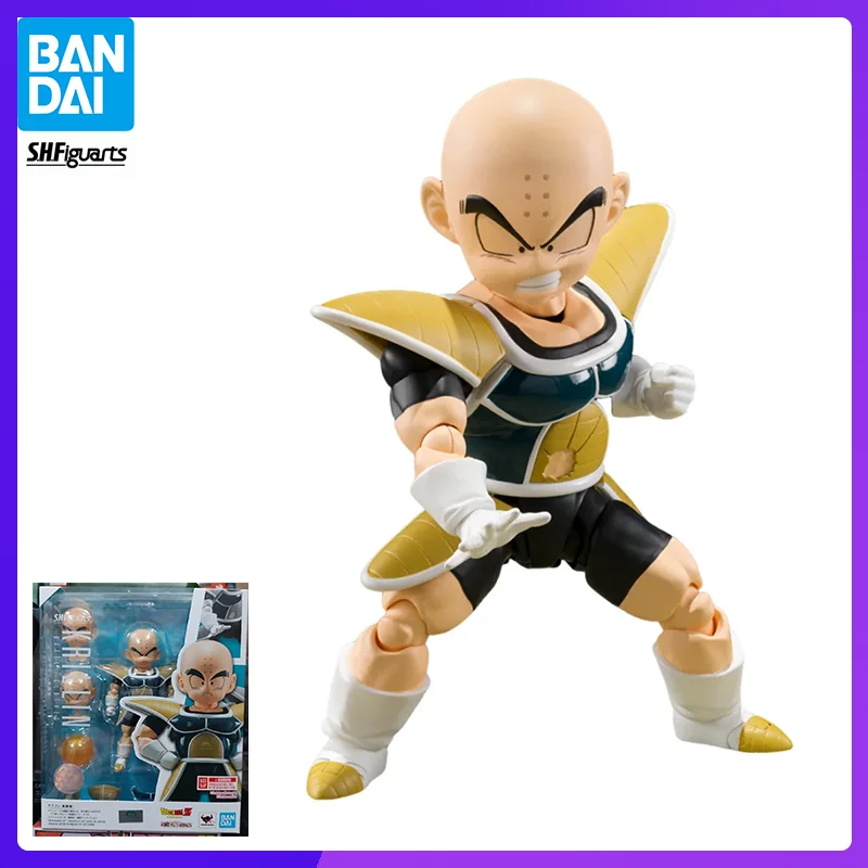 

In Stock Bandai S.H.Figuarts DRAGON BALL Kuririn Original Genuine Anime Figure Model T SHF Toy Boy Action Figure Collection Doll