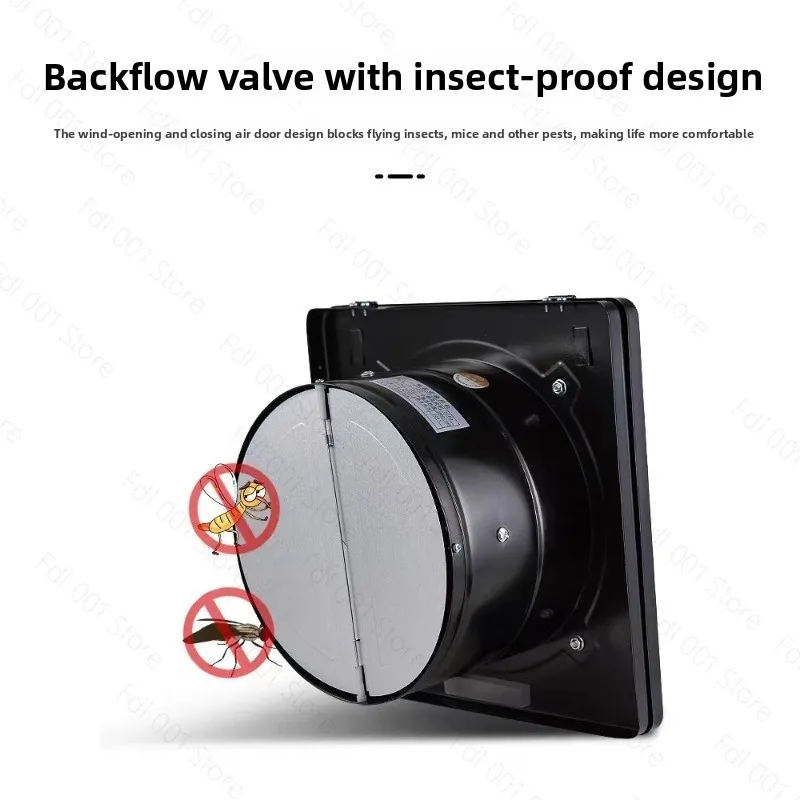 Extractor FanFlip Ventilation , Kitchen Household Exhaust Fan 10-Inch High-Power Wall- Window-Type Exhaus