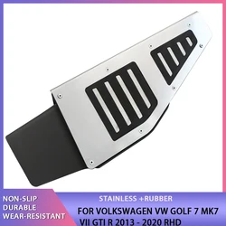 Stainless Steel Car Rest Pedal Foot Fuel Brake Pedals Cover for Volkswagen VW Golf 7 Mk7 VII GTI R 2013 - 2020 RHD