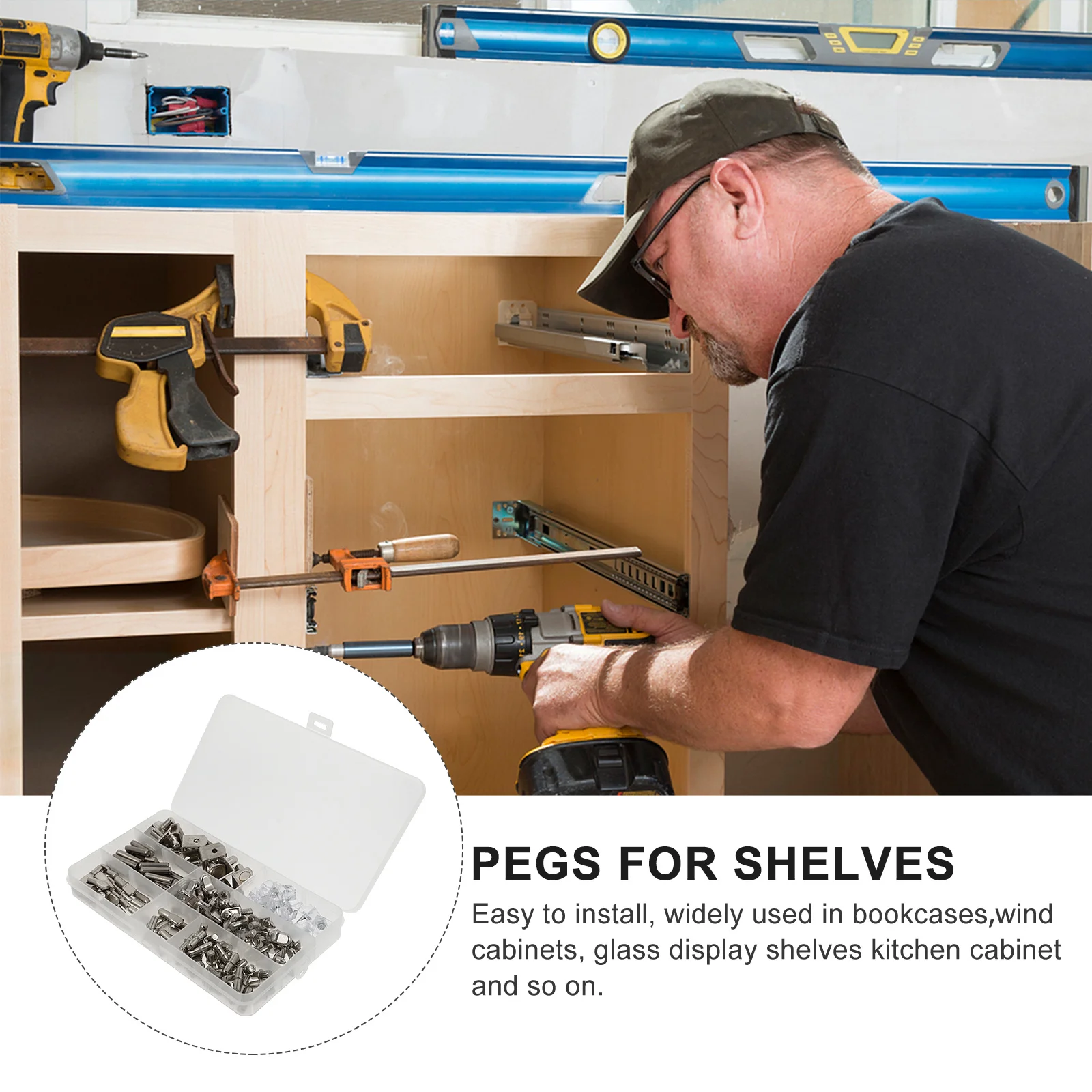 

Shelf Support Pegs Premium Sturdy Durable Adjustable Shelf Brackets For Glass Wood Boards Easy Install Smooth Surface