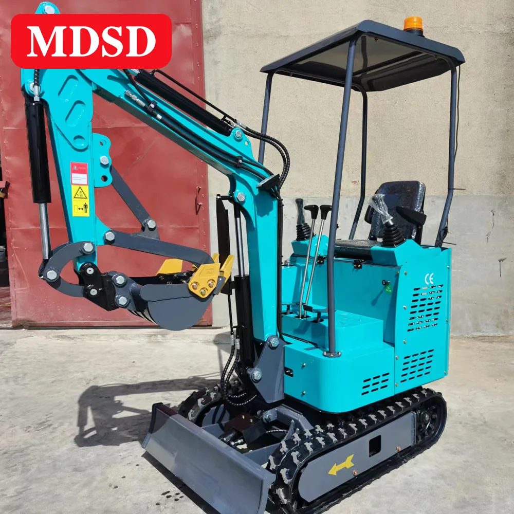 حفارة 2 طن لكوبوتا 1.8 طن معدات حفارة صغيرة ديزل 1.5 طن حفار زاحف Ce Epa Euro 5 Rippa حفارة صغيرة