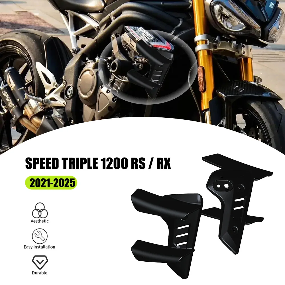 

Motorcycle Fairing Side Wing For Triumph Speed Triple 1200 RS / RX Winglet Aerodynamic Wing Deflector Spoiler 1200RS 2021-2025