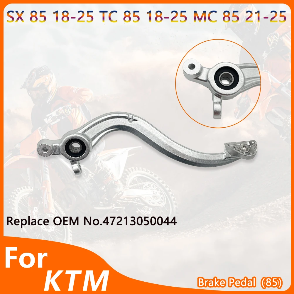 Motocycle Rear Brake Pedal Lever Assembly 85 For KTM SX HUSQVARNA TC 2018-2025 GASGAS MC 21-25 Dirt Bike Accessories Aluminum