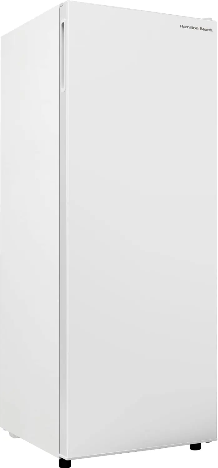 Beach HBFRF6892-WHITE HBFRF6892 Upright Convertible Fridge/Freezer-Reversible Door-Removable Glass Shelves-Adjustable Controls-6