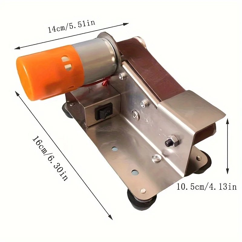 15-degree multifunctional mini electric abrasive belt machine polishing machine woodworking grinding knife sharpener