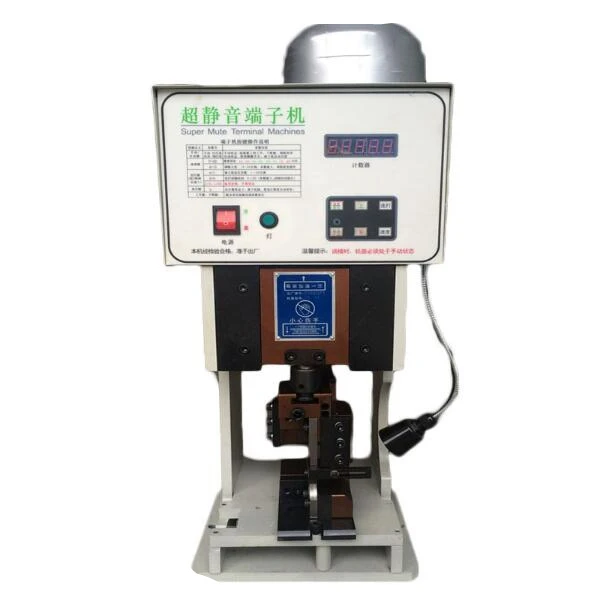 

1.5T Ultra-quiet Semi-automatic Terminal Machine Terminal Machine + Horizontal Mode Crimping Machine With Blade Mold 220V