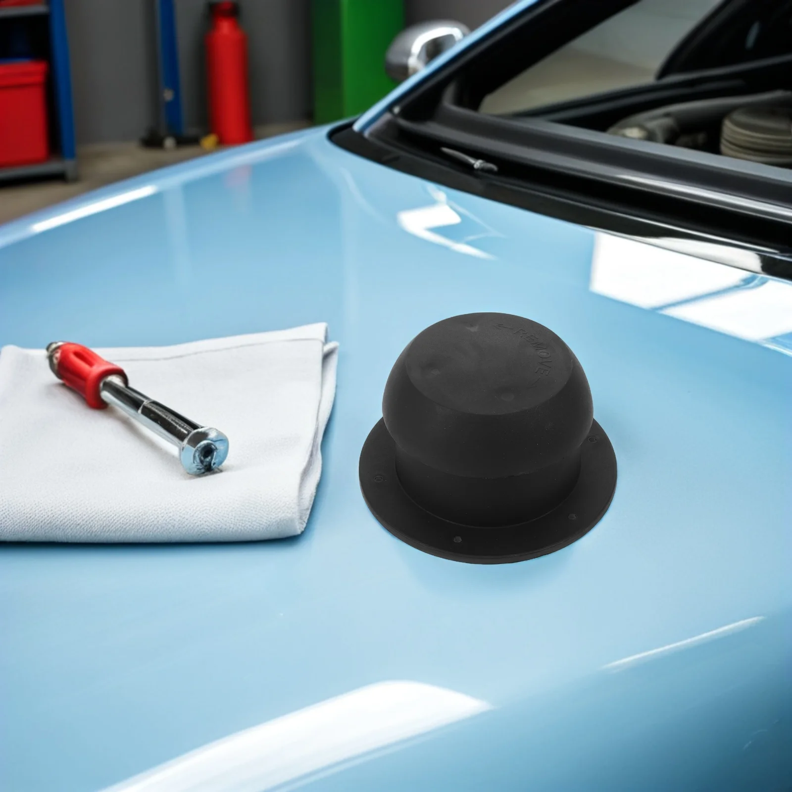 

Rv Mushroom Vent Cap Black Round Pp Roof Vent Cover For Motorhome Trailer Camper Rainproof Dustproof Outdoor Ventilation