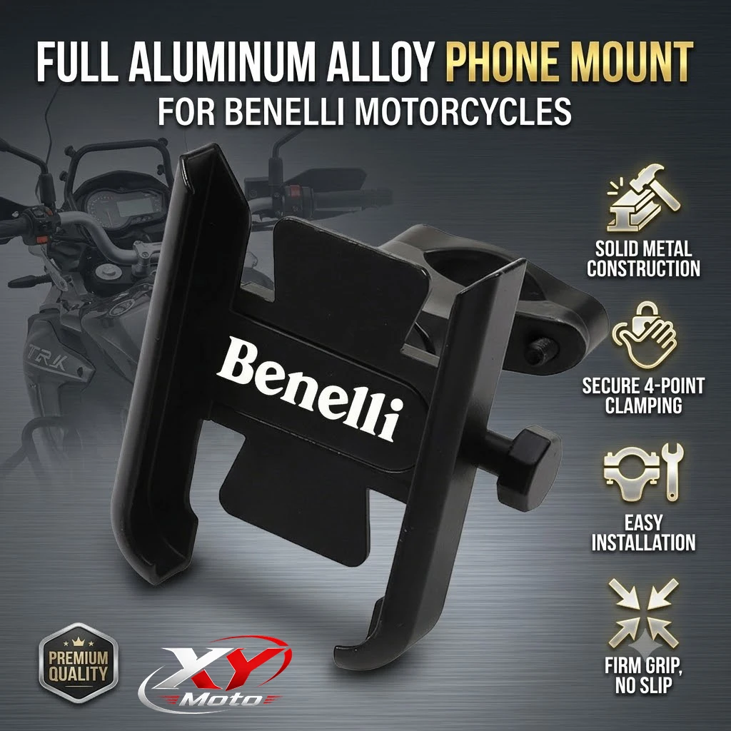 Motorcycle Handlebar Mobile Phone Holder GPS Stand Bracket With LOGO For Benelli BN 125 BN 150 Tnt 150i BN125 2017 2018