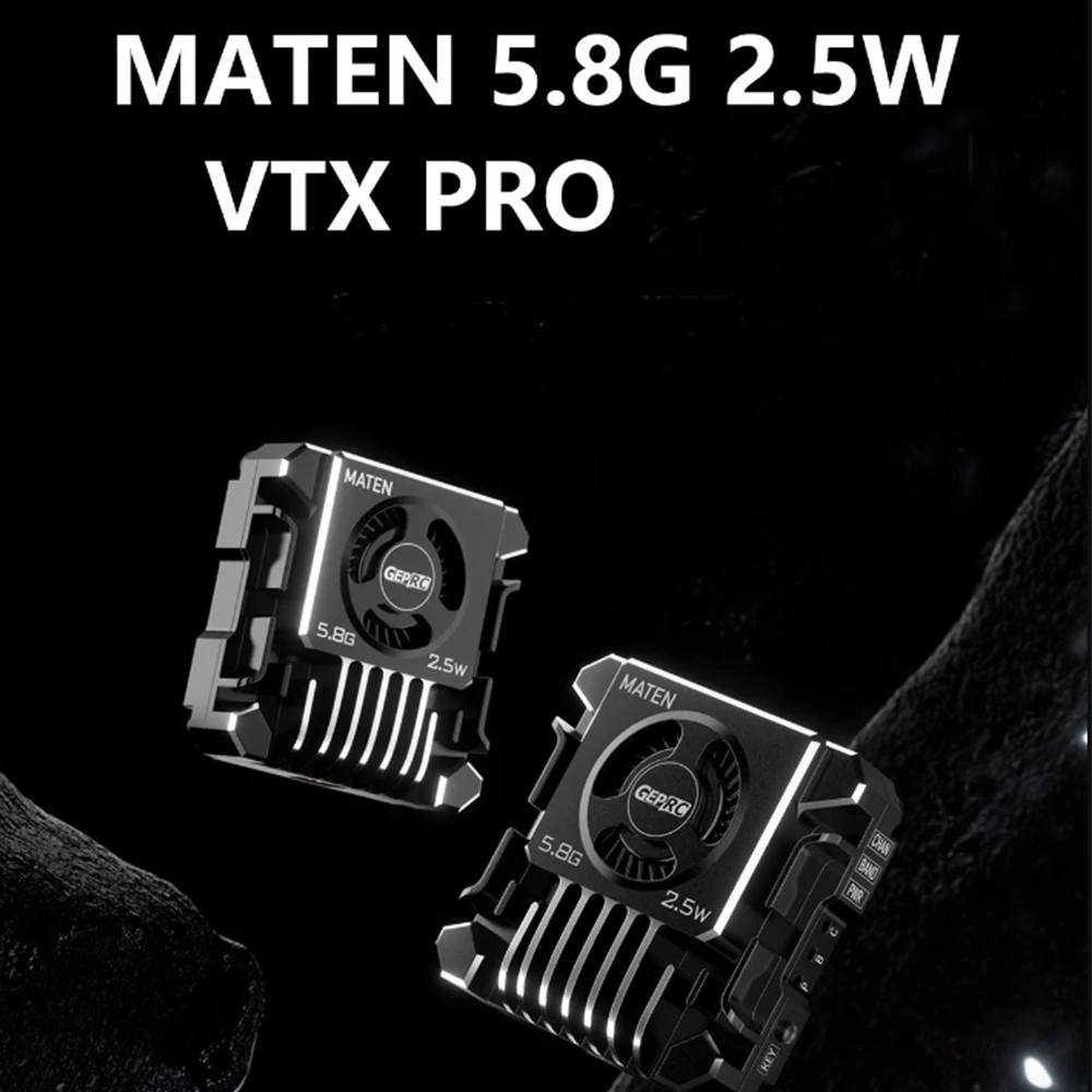 GEPRC MATEN 5.8G 2.5W VTX PRO with Temperature Control And Protection Function Picture Transmission