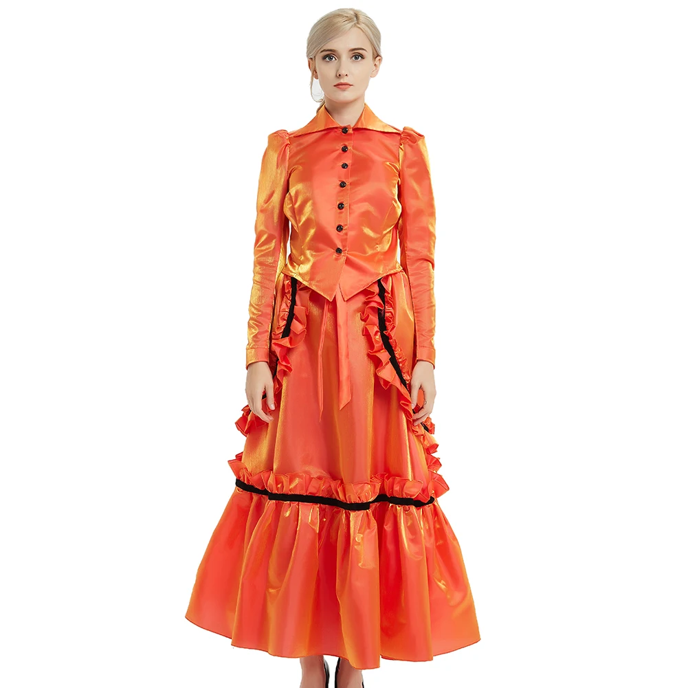 Vampire Dress for Women Halloween Party Costume Party Ball Gown Steampunk Gothic Dresses