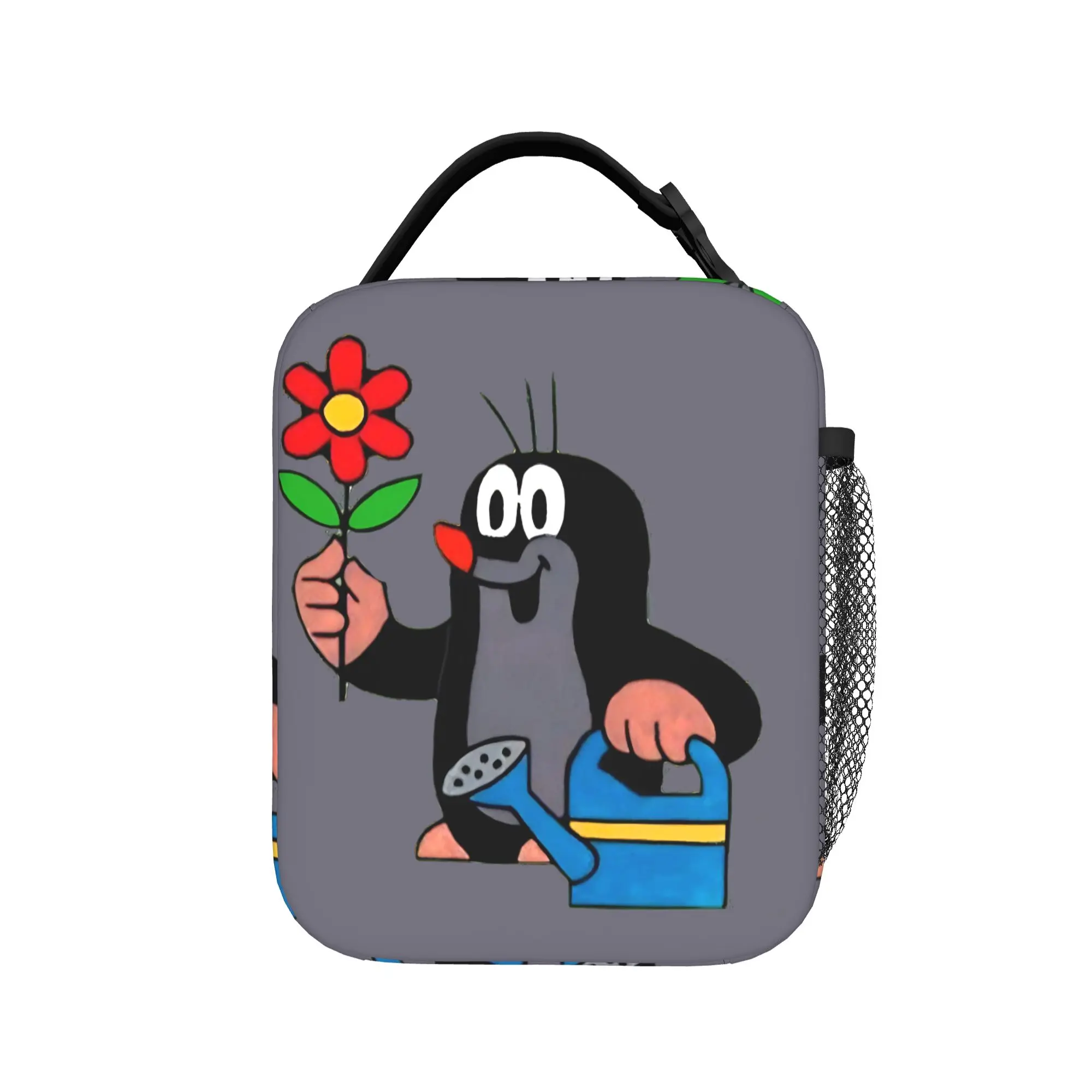 Czech Cartoon Krtek Mole Lunch Bag  Outdoor Picnic Lunch Box For Men Funny Print Thermal Tote Handbags Waterproof Cooler Bag