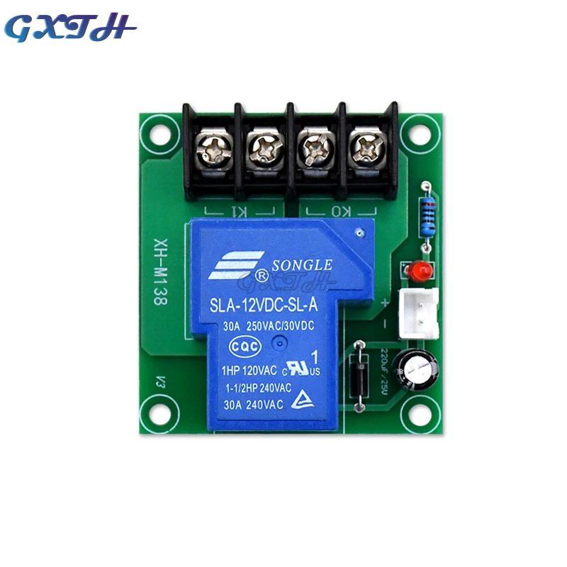 30A/40A High Current Switch Adapter Board Relay Board 12V Input Switch Control 30A Output