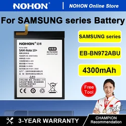 NOHON Battery For Samsung Galaxy Note 10 Plus 8 S21 S20 Ultra S6 S10e S10 Plus S9 S8 S10x S7 Edge S6e S5 A50 Phone Batteries