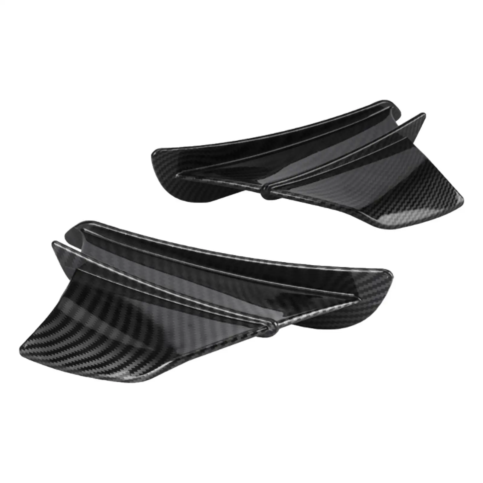 Motorcycle Gloss Fixed Wind Wing Winglets Aerodynamic Wing Kit Accessories