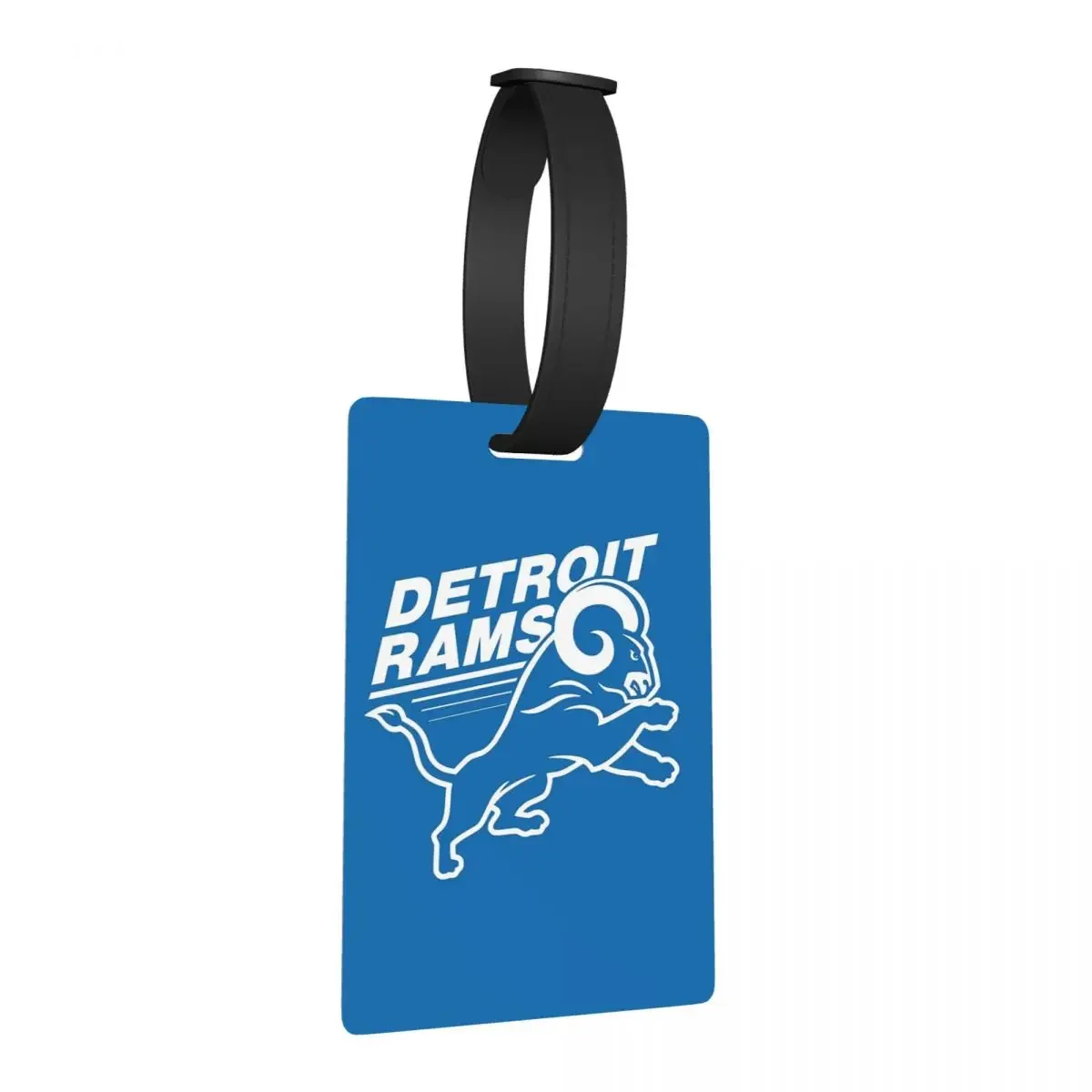 

Detroit Ram Luggage Tags Suitcase Accessories Travel Portable Baggage Boarding Tag Label Holder ID Name Address