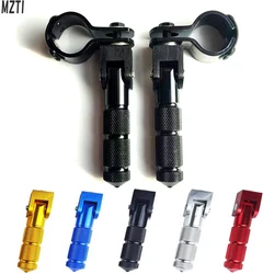 22-27/30-35mm New Clamp Aluminum Motorcycle Part Universal Pedals Folded Footrest Footpeg Motorcycles ,Mopeds,Scooters,bicycle