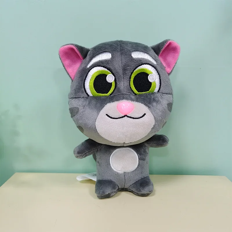 6PC 15cm Talking Tom And Friends Plush Toys Doll Kawaii Talking Tom Angela Hank Ginger Ben Claw Machine Dolls Can\'t Talk Version