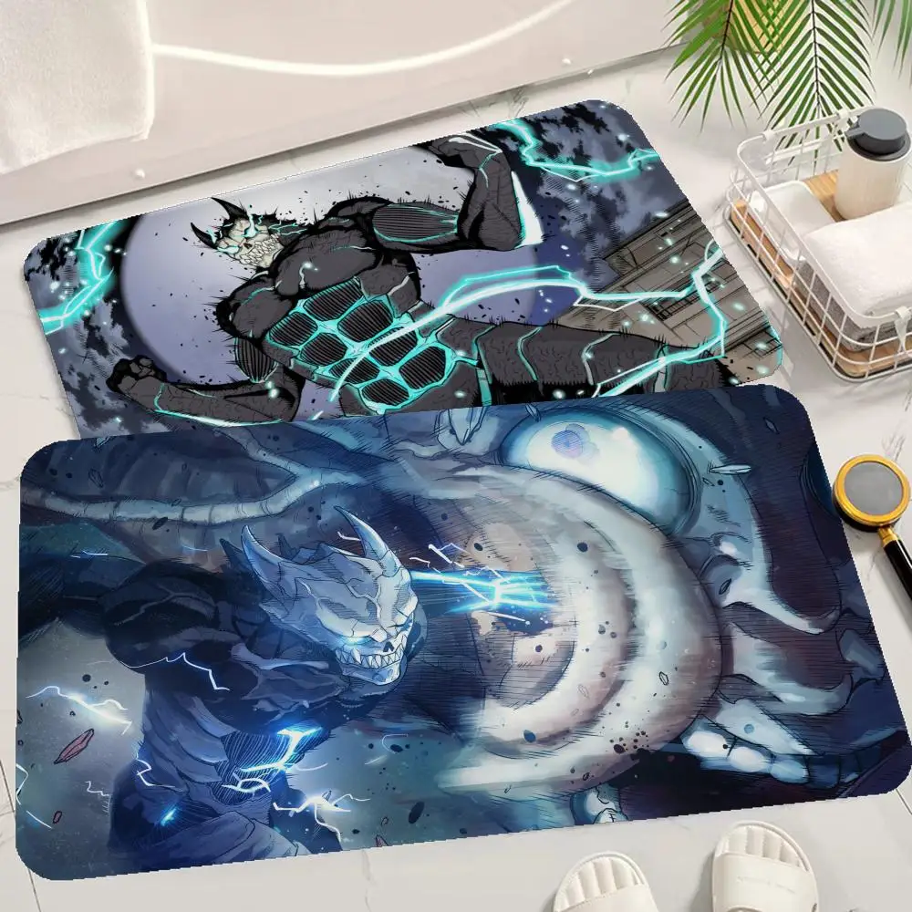 

Kaiju No8 Floor Mat Entrance Door Mat Washable Non-Slip Living Room Sofa Chairs Area Mat Kitchen Welcome Doormat