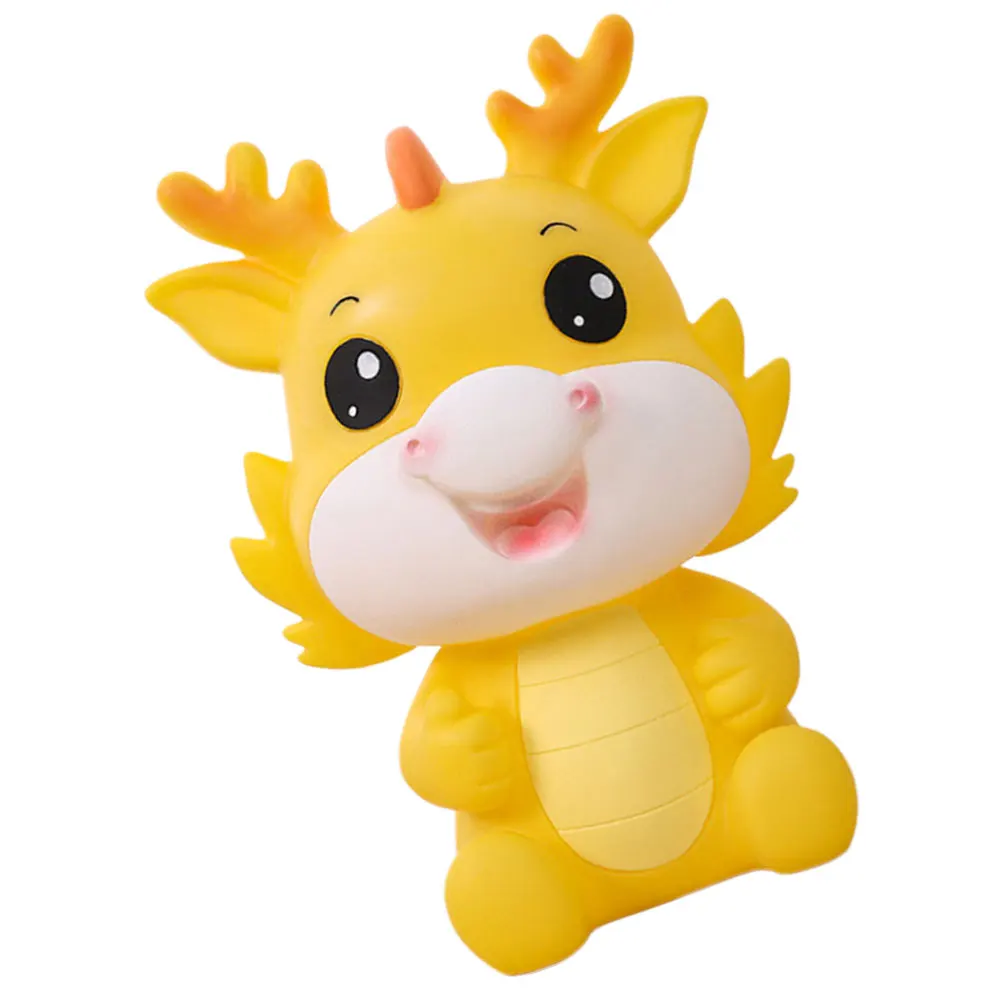 

Zodiac Dragon Decorations for Bedroom Piggy Coin Cartoon Money Jar Savings Chinese Student