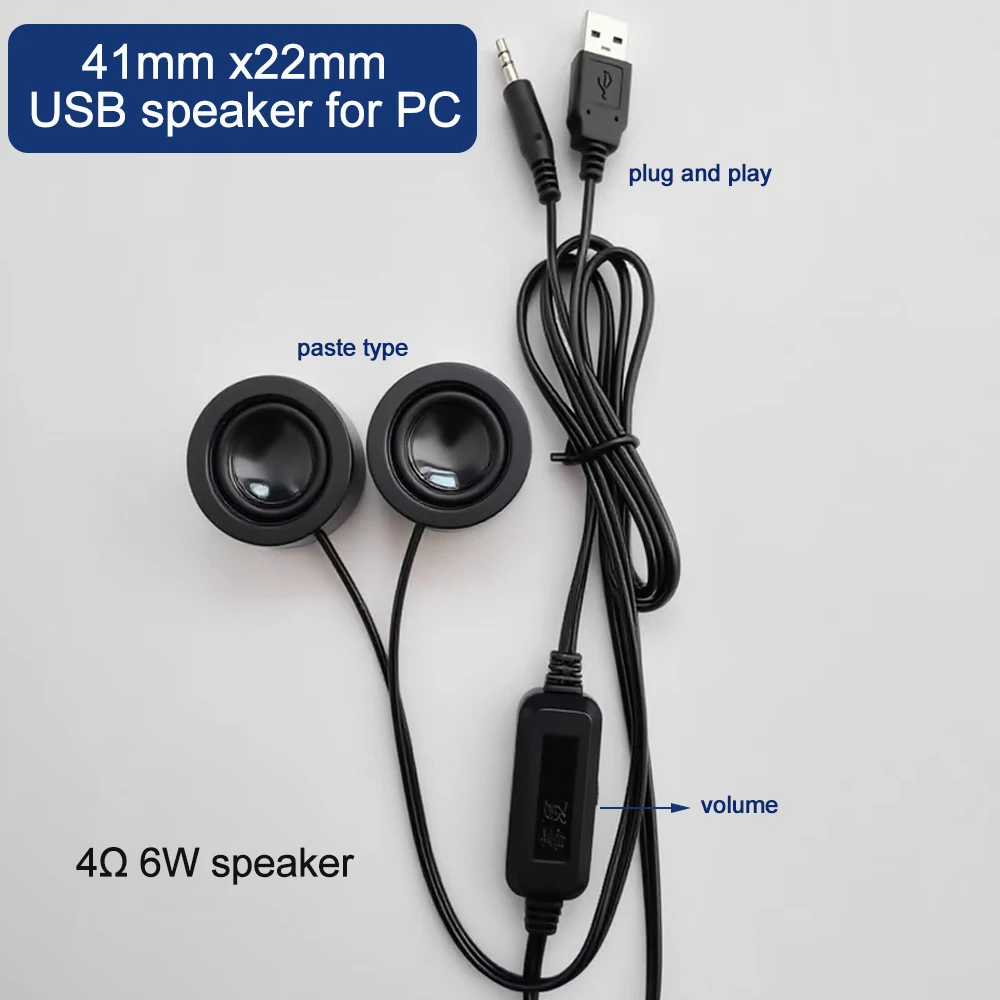 4Ohm 6W Usb Speaker…
