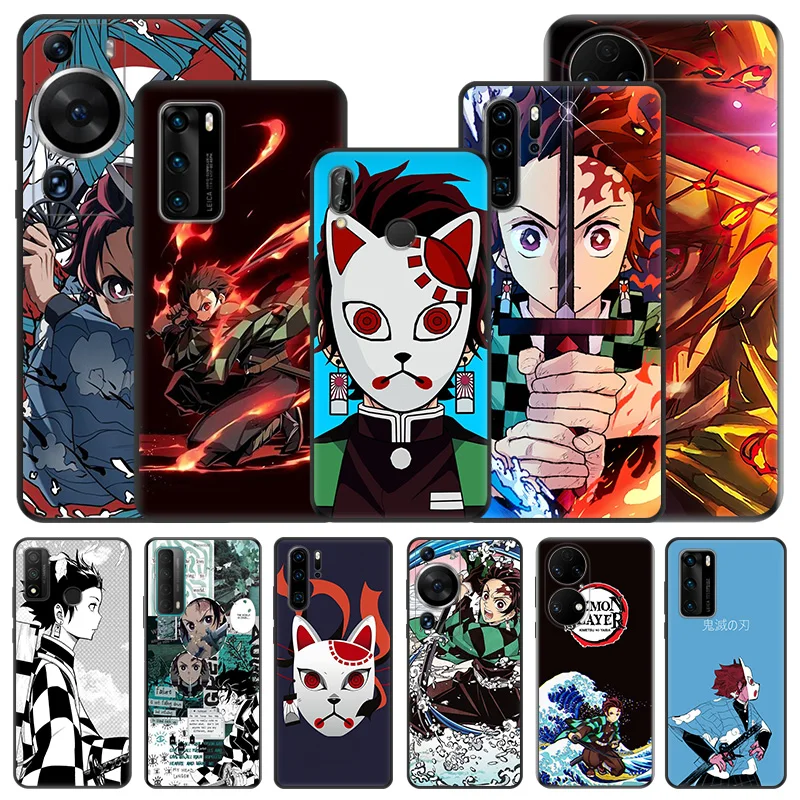 Phone Case For Motorola G200 One Fusion G30 G31 Huawei P20 P30 P40 P-Smart iphone6 Kamado Tanjirou Demon Slayer Matte Soft Cover