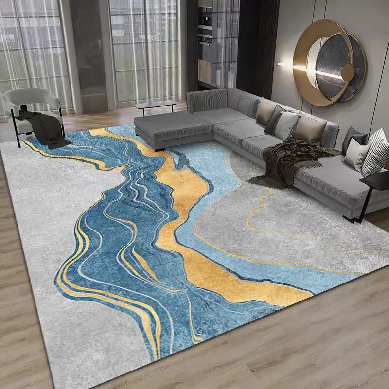 

VIKAMA Ltalian Minimalist Crystal Velvet Ins Wind Living Room Mat Absorbent Bedroom Bed Blanket Living Room Coffee Table Blanket