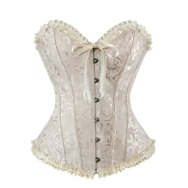 Overbust Corset Plus Size Sexy Corselet Corsets and Bustiers Tops Red Black Pink Purple White Gothic Vintage Women Lingerie