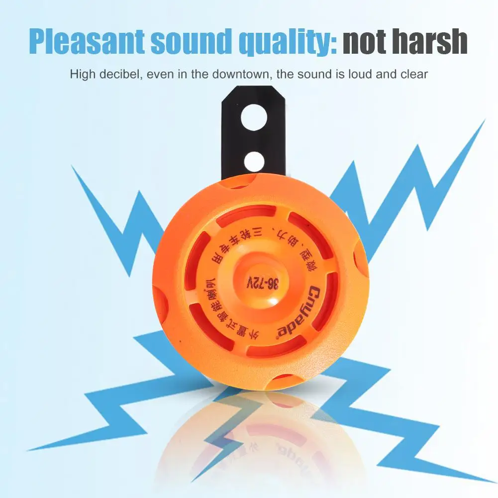 36v/48v/60v Universal Motorcycle Electric Horn Waterproof Scooter Accessories