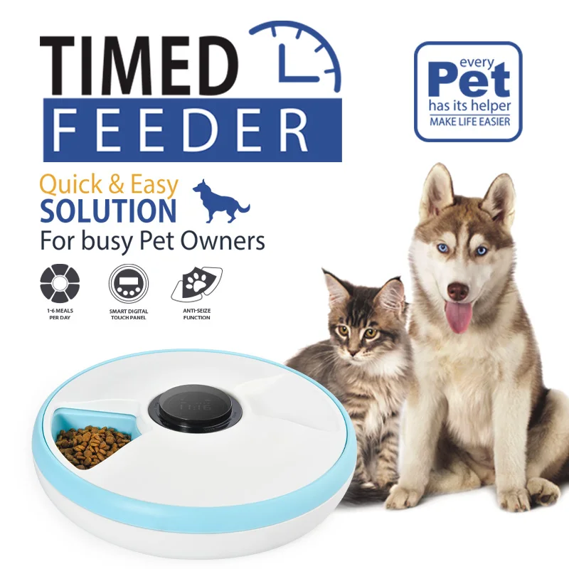 Pet Products Deluxe Smart Digital Touch Panel Pet Feeder Customized Feeding Plan Dog Cat Timed Feeder