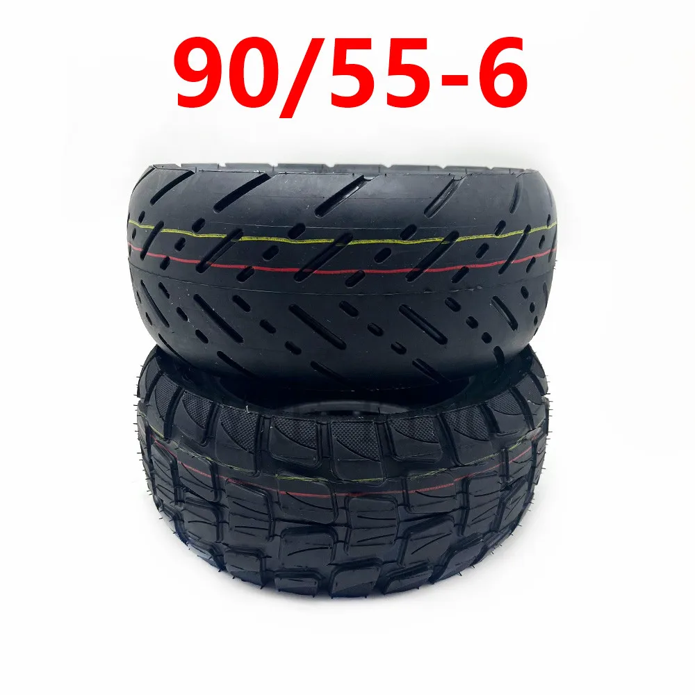 Electric Scooter Parts 90/55-6 Thickened City Tubeless Tyre 10 Inch 90/55-6 Off-road Vacuum Tire