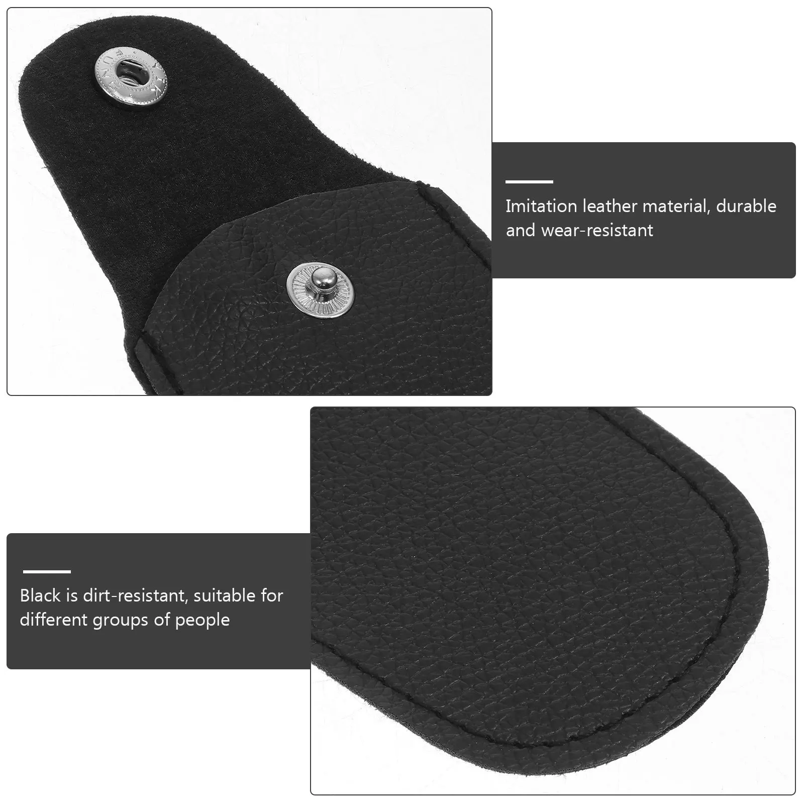 قطعتان من أكياس تخزين هارمونيكا المتينة، غطاء صنعة ممتازة للهدايا، حقيبة تخزين هارمونيكا سوداء #1