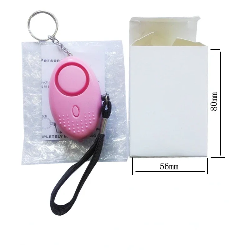 Self Defense Alarm 130dB Egg Shape Girl Women Security Protect Alert Personal Safety Scream Loud Keychain Emergency DefenseAlarm