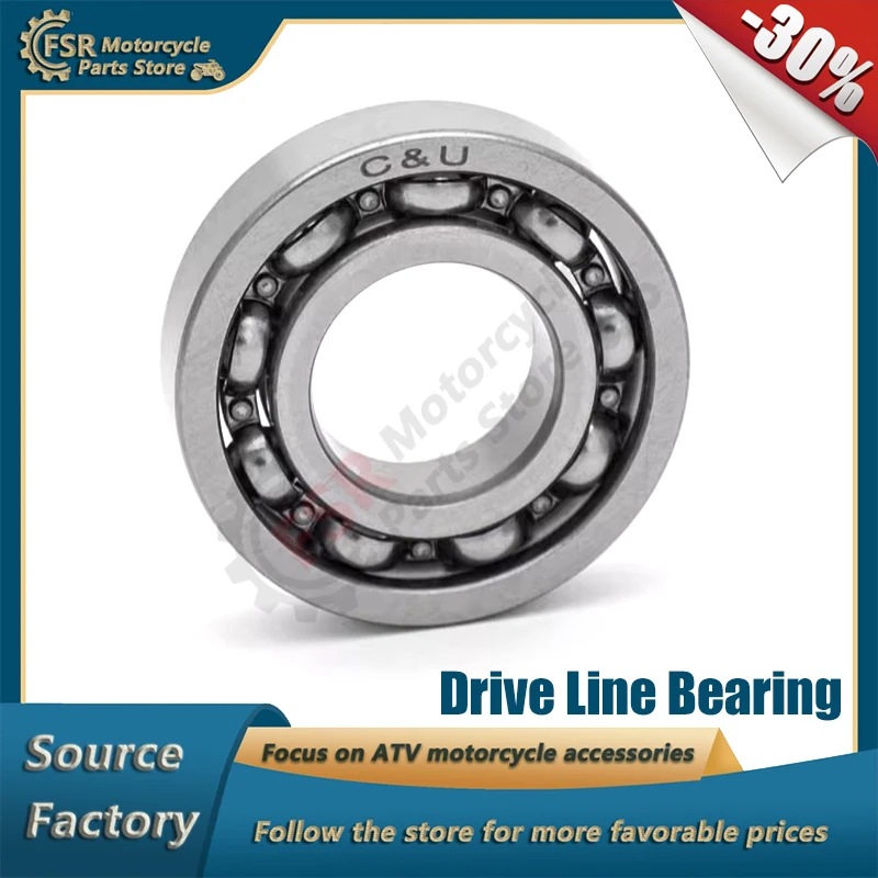 

C&U Open Bearings,Fits Yamaha XLT VXR VX SX GP EX 220 500 650 700 1050 1100 1200 & Johnson/Evinrude 2 Cyl,Drive Line Bearing