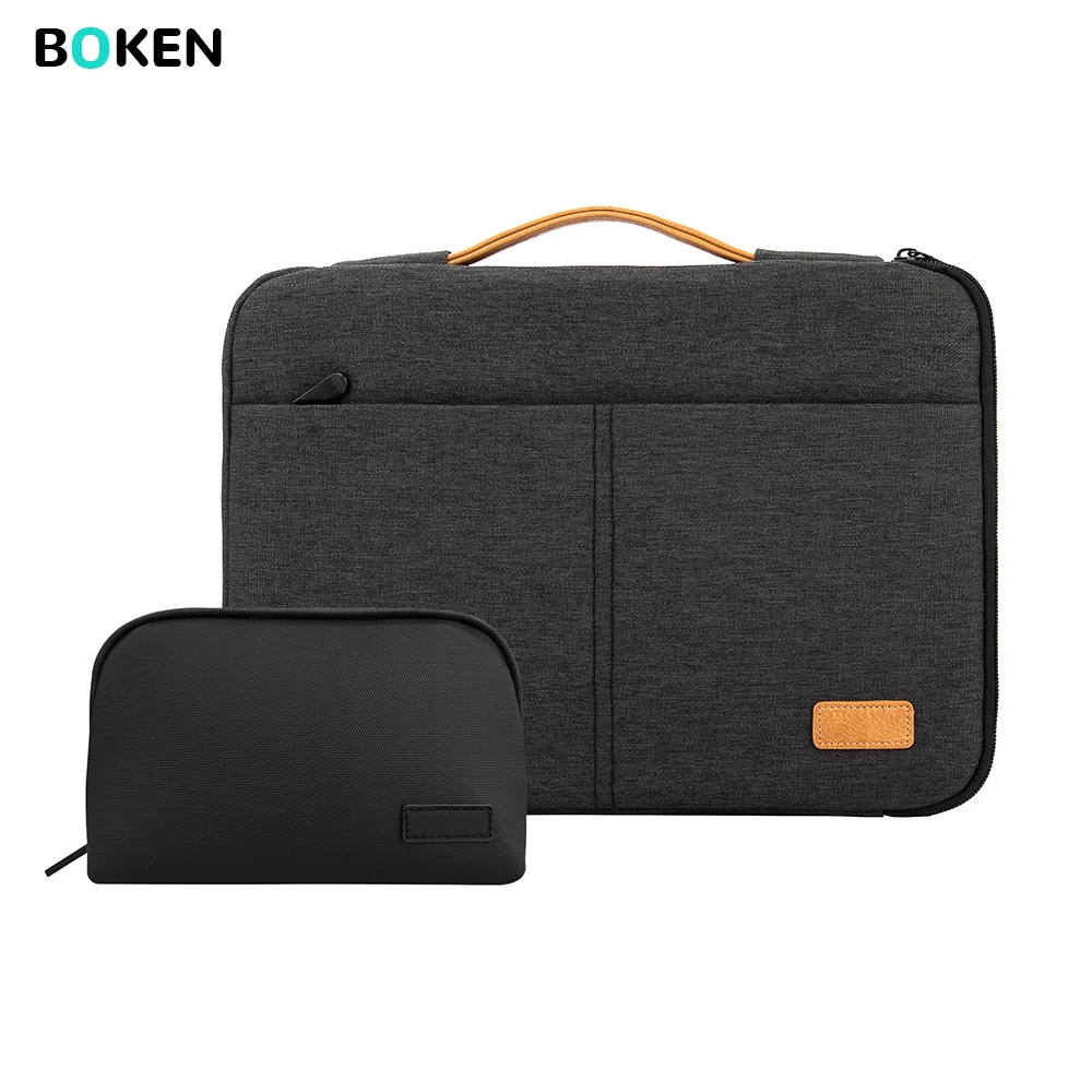Laptop Sleeve 13-16 Inch for MacBook Air Pro Dell HP Lenovo Surface Protective Laptop Case with Front Pocket Tech Organizer Set