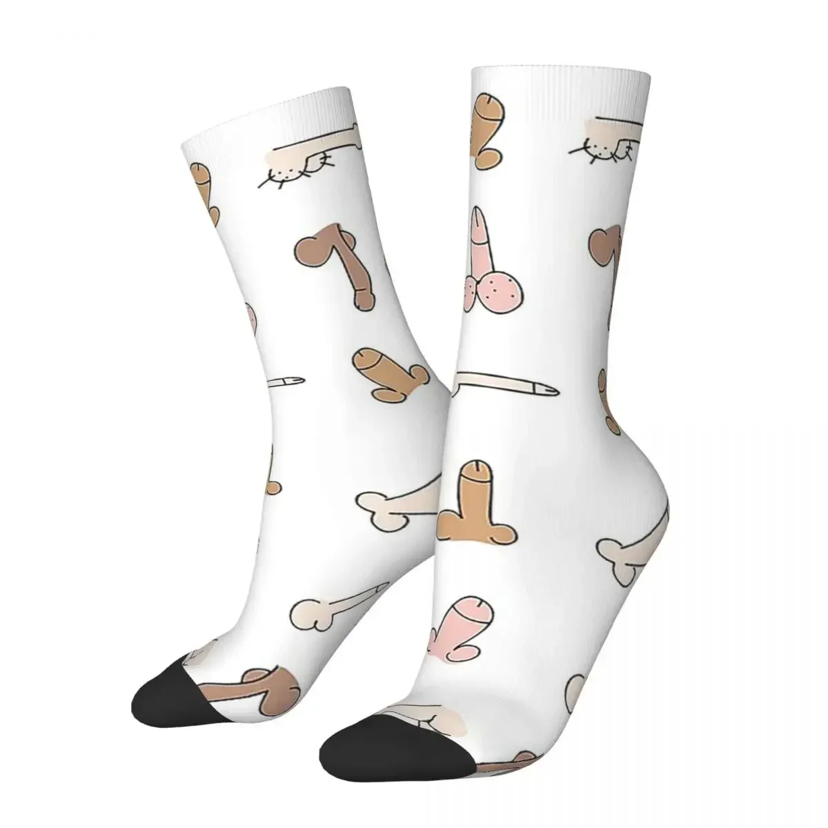 Penis Art Socks Harajuku High Quality Stockings All Season Long Socks Accessories for Unisex Gifts