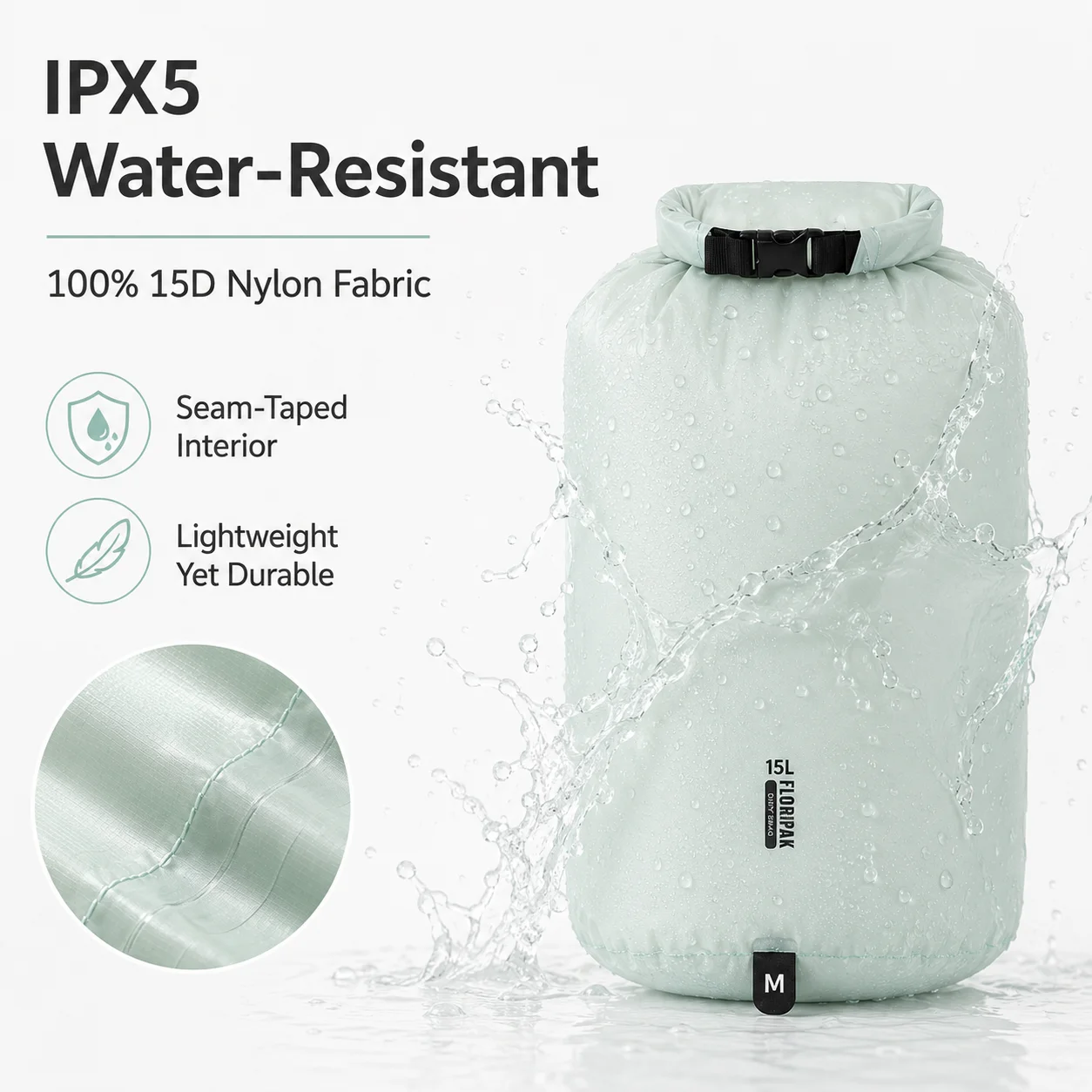 Driedelige set 100% 15D nylon  - Dry Bag Roll Top recensie en prijs