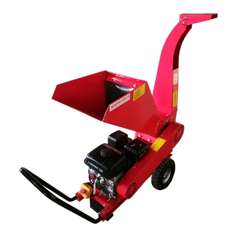 AYS650B Garden Tree Branch Crusher Heavy-Duty Wood Log Edder Hine Durable Steel Build Home Farm Use