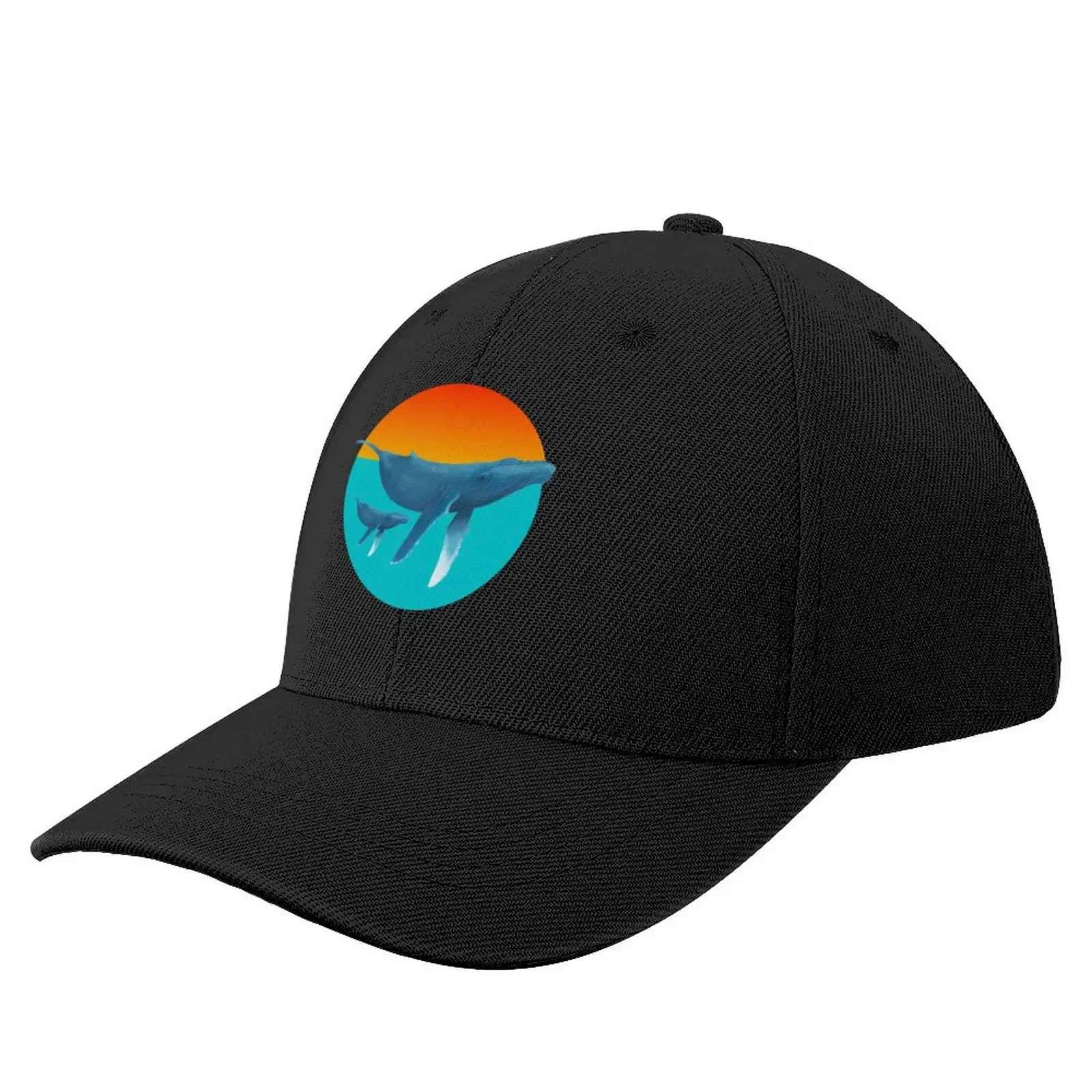 Humpback Whale and Calf Baseball Cap Sports Cap funny hat Vintage Trucker Cap For Women 2025 Men's