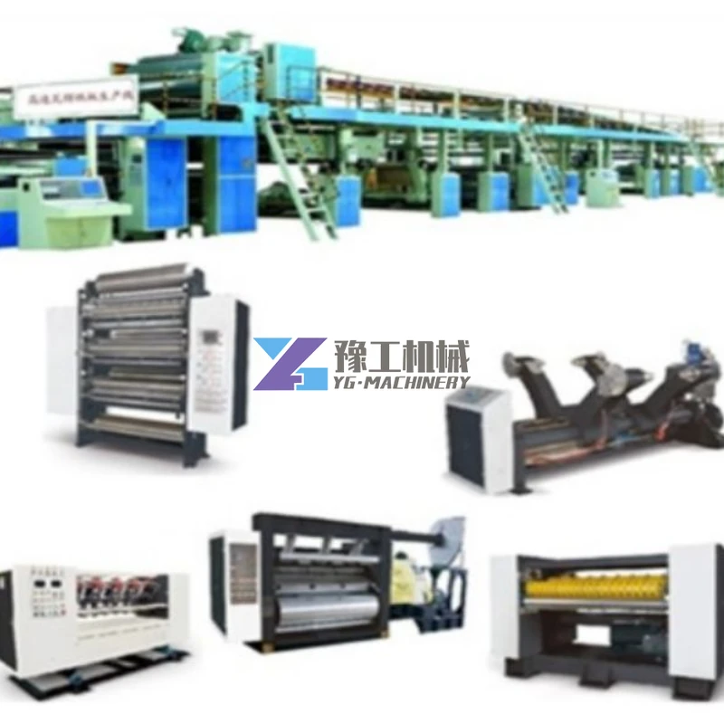 5 Ply Corrugated Cardboard Production Line/double Wall Corrugated Paperboard Production Line