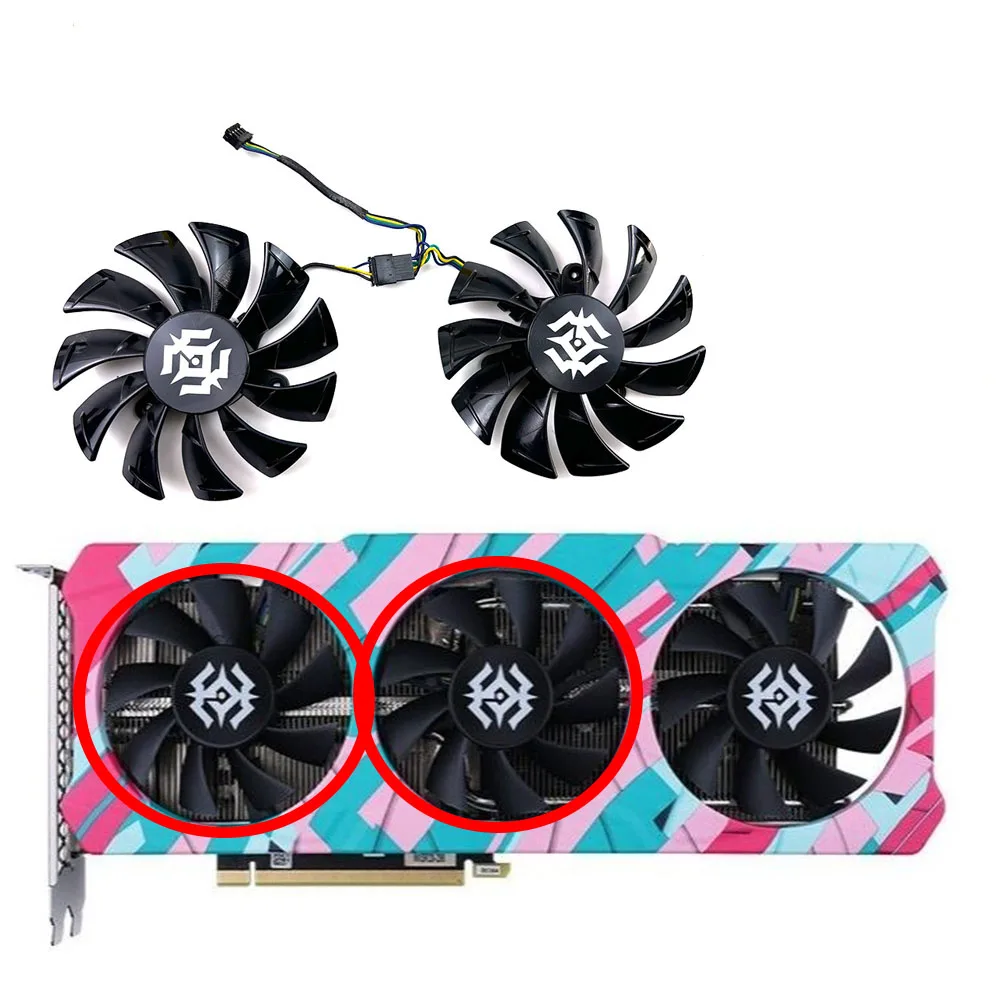 Original packaging GA92S2U 0.46A Cooler Fans RTX3080 for ZOTAC GeForce RTX 3090 3080 3070 3060 Ti X-GAMING Graphics card Cooling