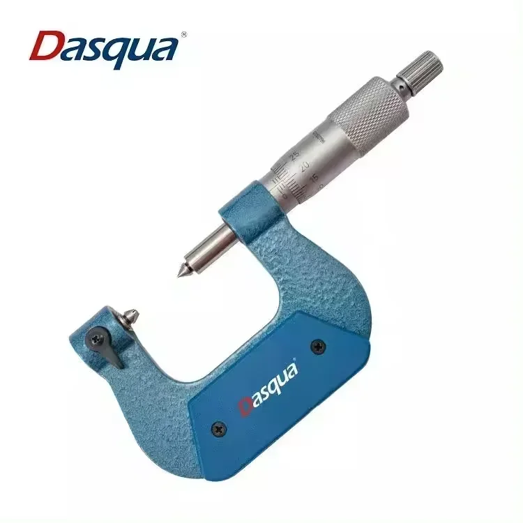 

New Dasqua 0-25mm 25-50mm 50-75mm 75-100mm 0.01 Graduation Non-rotating Spindle Type Mechanical Screw Thread Micrometer