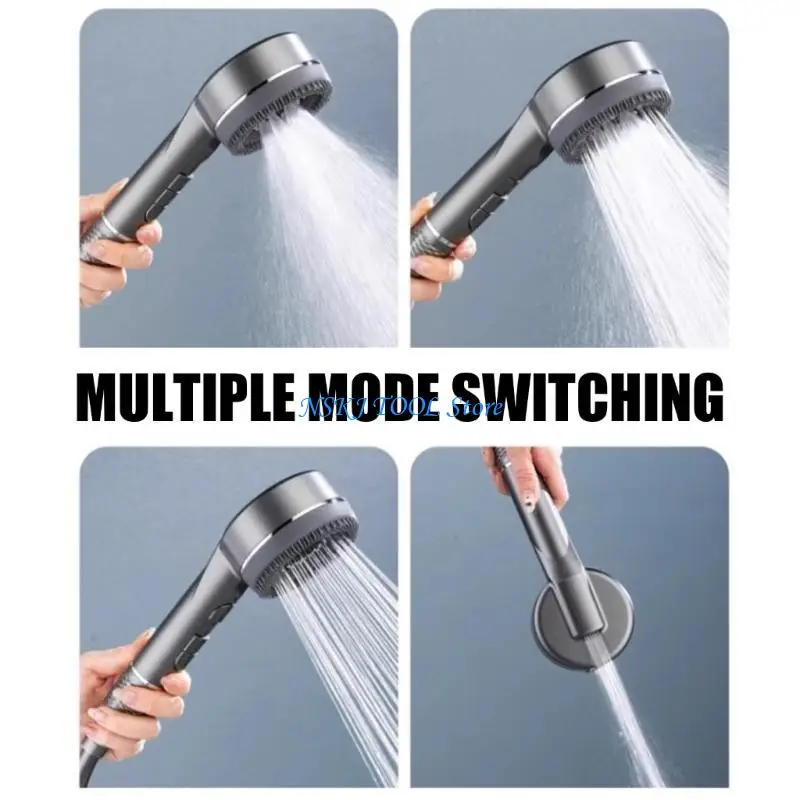 

L8RC Элегантный душ ванной комнаты для душа головы Home Home Accessy Accessessy с горячими и холодными смешанными клапанами для