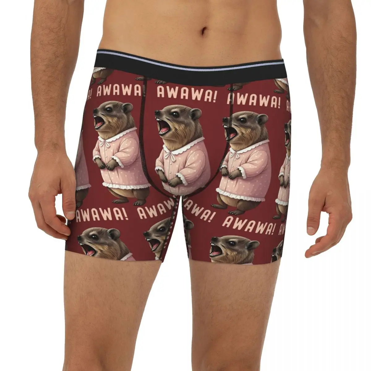 

Rock Hyrax Lover Awawa Groundhog Dassi, длинные трусы-боксеры, короткие мужские трусы, нижнее белье для мужчин, подарки бойфренду