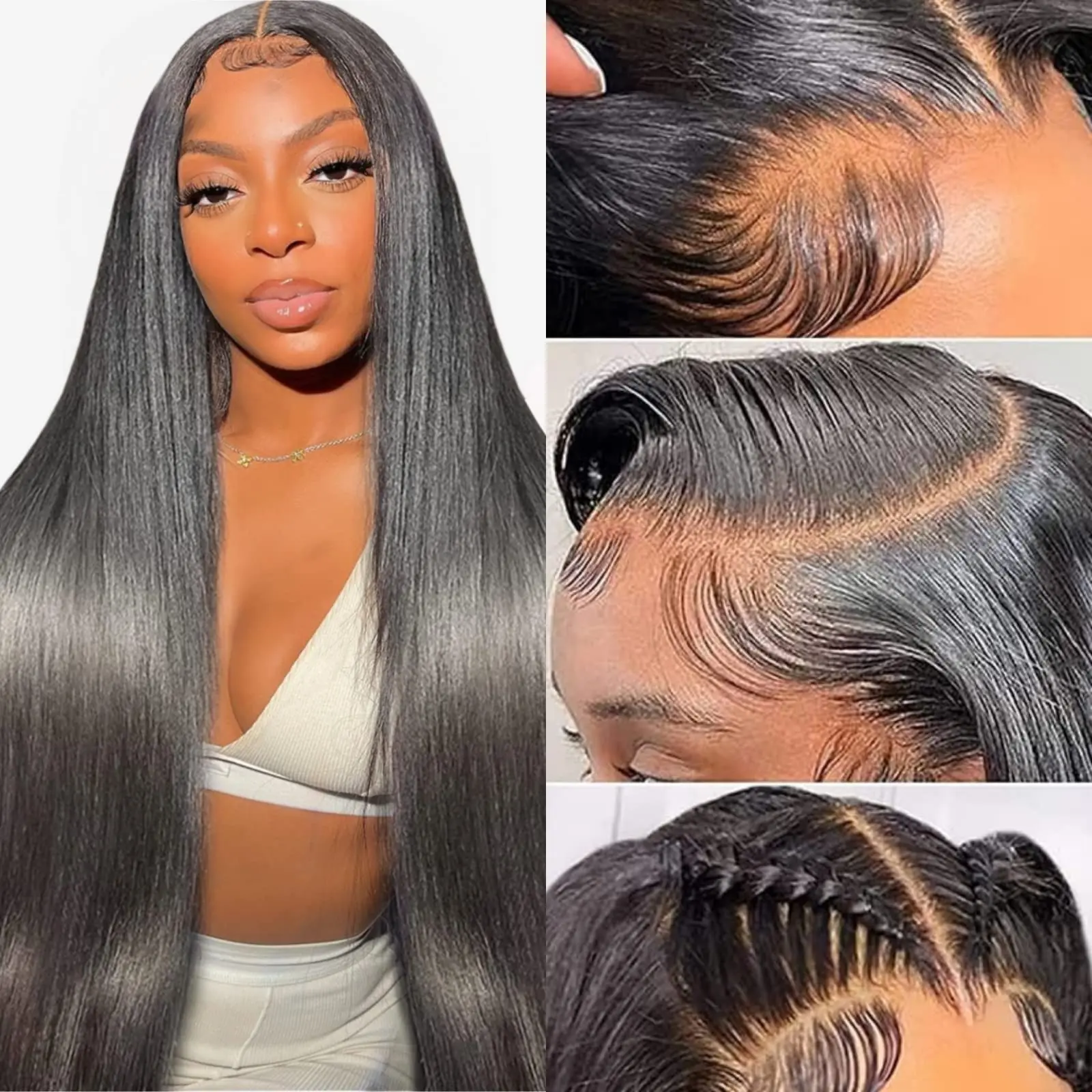 13x6  Lace Frontal Wig Brazilian Straight Lace Front Wigs Human Hair for Black Women Human Hair Wig Human Hair